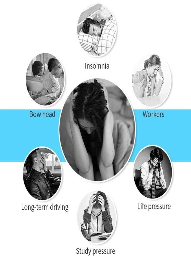 LRK Neck & Shoulder Relaxer Neck Pillow Neck Stretcher Orthopedic Pillow Neck Pain Relief Chiropractic Pillow Ergonomic Traction Neck Support Pillow for NeckPain Relief, Silicone, Multicolor - Image 4